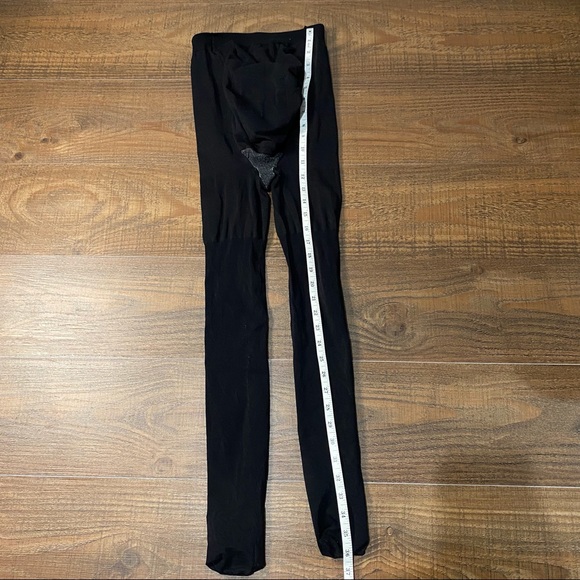 Black maternity tights - Picture 4 of 6